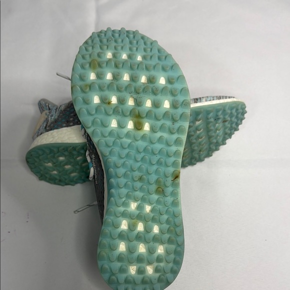 Adidas Golf Blue and Gray Sneakers with Textured Upper - Picture 3 of 7